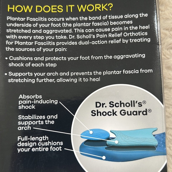 Dr. Scholl’s Plantar Fasciitis Pain Relief Orthotics, Men's Trim to Fit: 8-13 - Picture 10 of 16